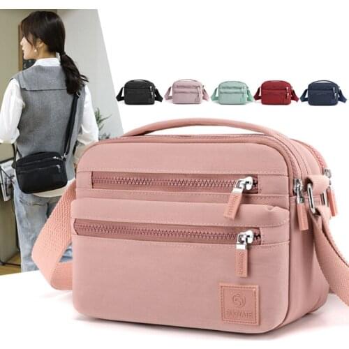 Fashion Messenger Bag Womens Shoulder Bag Nylon Cloth Handbag Large Capacity Small Fashion Womens Crossbody Bag for Girl