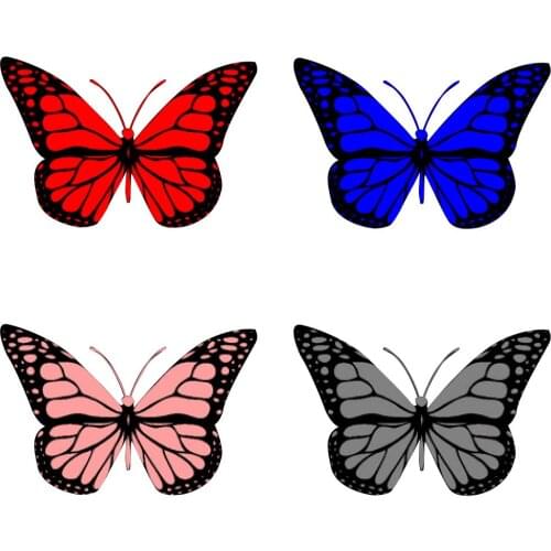 Butterfly Car Seat Covers Set Waterproof PU Leather Tire Track Seat Protector for Outdoor Personal Car Decoration