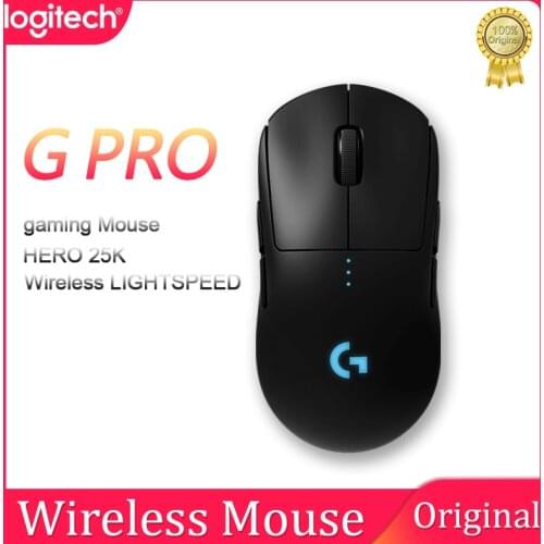 New Logitech G PRO Wireless Gaming Mouse Hero 16K Sensor 16000 DPI RGB Ultra Lightweight 8 Programmable Buttons Built for Esport