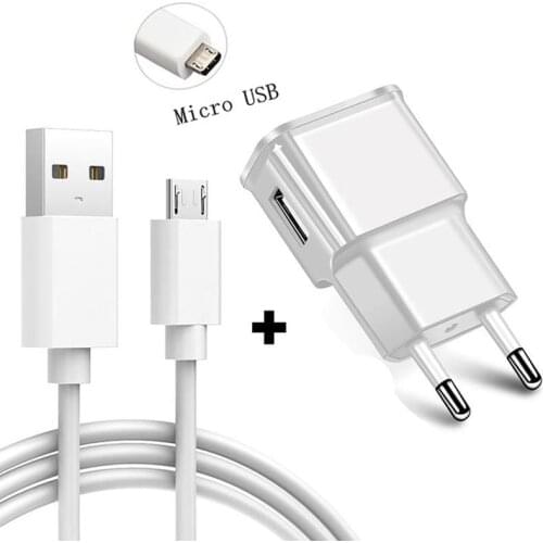 USB Charger For Samsung Galaxy S6 S7 Edge J4 J6 plus J3 J5 J7 Note 4 5 A3 A5 A7 2016 A750 Wall Adapter Charge Micro USB Cable