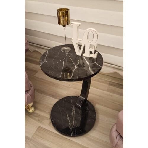 Wheel C Coffee Table Sofa Stand Side Coffee Table Zigon Coffee Table Serving Stand Black Marble