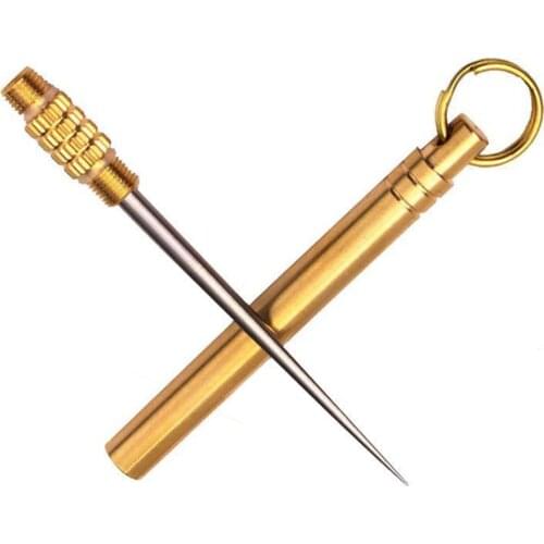 Picnic Toothpick Metal Fruit Fork Toothpick Portable Barbecue Tooth Cleaning Supply with Holder