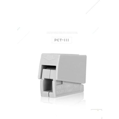 NEW 10PCS PCT111 type 224-101 Single 1 pin cable wire wiring connecting connector connectors for lamp durable hard Compact