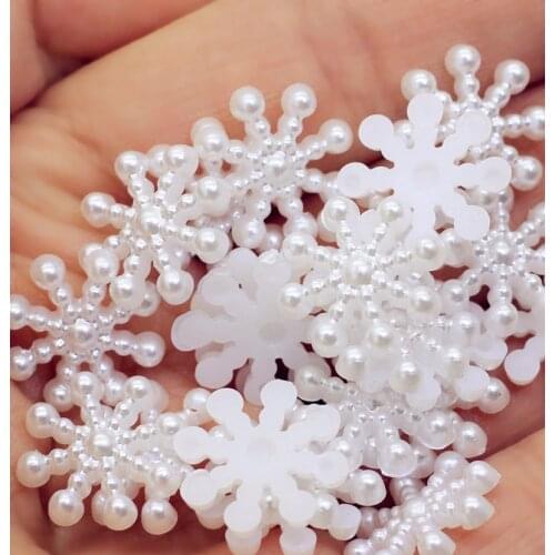 100pcs/lot Mini White Snowflower DIY 3D Snowflower Stickers Scrapbooking 2019 Christmas 2020 New Year Home Wall Decoration