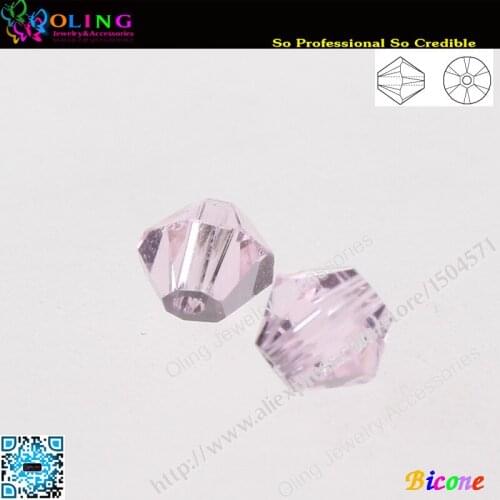 288pcs/Lot AAA Top Quality 5301 Bicone Beads 6mm Alexandrite Crystal Bead Loose Spacer Beads DIY Jewelry Making