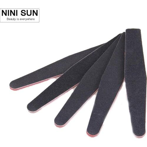 5pcs/lot 100/180 Sandpaper Nail Files Art Art Sanding Buffer Files For Salon Manicure UV Gel Tips Pedicure Tools