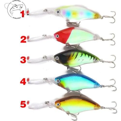 5Pcs/lot 110cm/18.2g Crank Fishing Bait Lure 3D Eyes Floating Laser Aritificial Wobbler Crankbait Pesca Bait Fishing For Sea