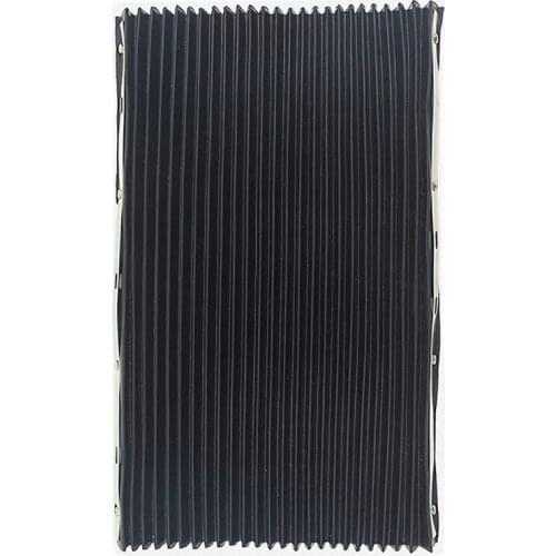 Portable Milling Machine Part Accordion Way Cover Rubber Cover CNC Mill Tool 400x600mm/15.75x23.62 inches Fit for 3# 4