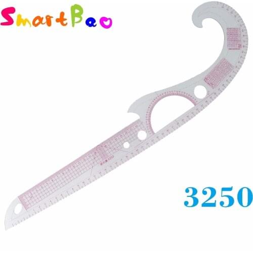 Multifunctional Curve Ruler Tailor Ruler Tailoring Cutting Template Foot Costume Design Neckline Armhole Curve Rulers; #3250