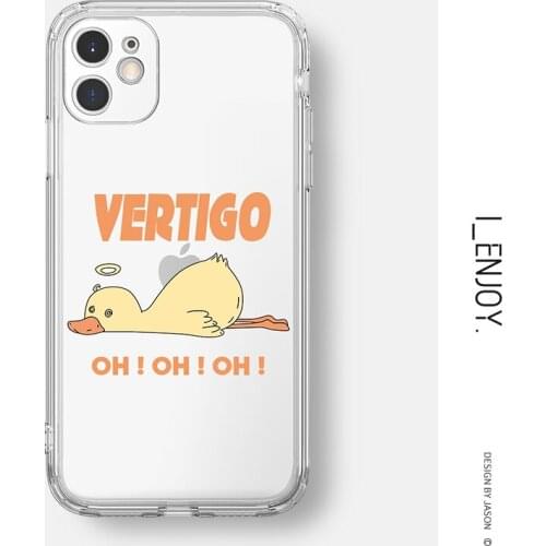 Official Original Transparent Soft Case for Apple iPhone 11 12 13 Pro MAX SE 2020 XR XS X 7 8 Plus Shockproof Cute Phone Cover