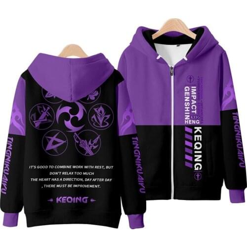 Game Genshin Impact Cosplay Hoodie Sweatshirts 3D Print Klee Diluc Ragnvindr Harajuku Pullover Coat For Women Mens Tracksuits