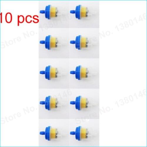 10x Blue Universal Petrol Gas Fuel Filter with magnet For Pit Dirt Bike Motorcycle Quad ATV