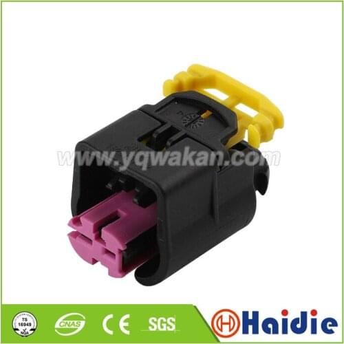 Free shipping 2sets 2pin auto waterproof electric plastic wire harness Speed crank position senso connector1 928 405 091