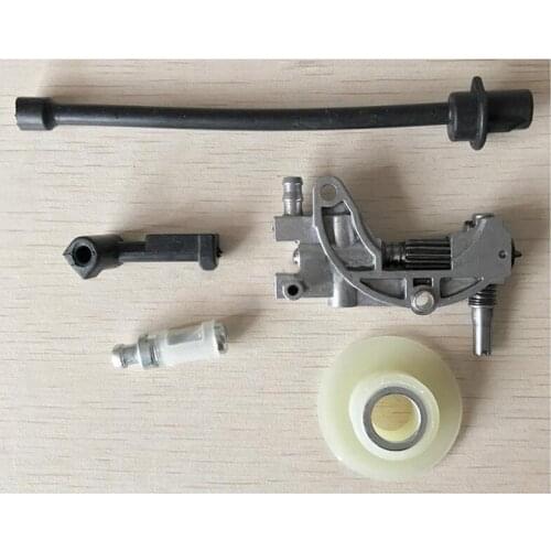 Dophee Oil Pump Filter Pipe Hose Line Worm Kit Fit For Chinese 45CC 52CC 58CC 4500 5200 5800 Chainsaw Spare Parts