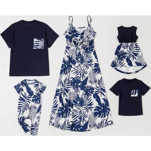 PatPat 2021 New Summer Family Matching Floral Print Sets