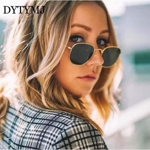 DYTYMJ Metal Vintage Sunglasses Women Luxury Brand Mirror Sun Glasses Women/Men Retro Women Sunglasses Wholesale Gafas De Sol