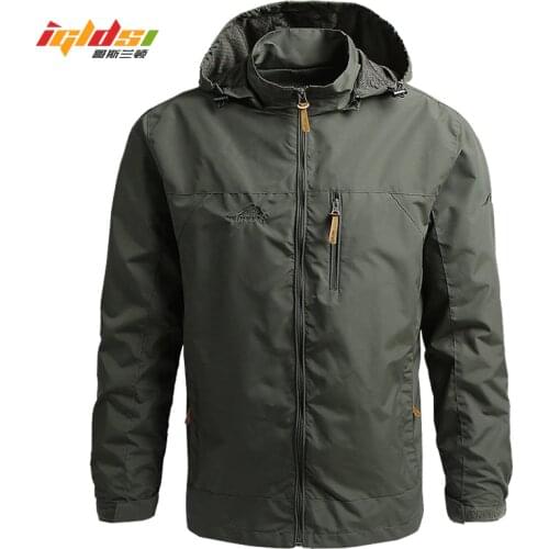 Mens Spring Softshell Jacket Autumn Streetwear Tactical Bomber Windbreaker Jackets Male Hooded Hip-hop Pilot Windproof Coats