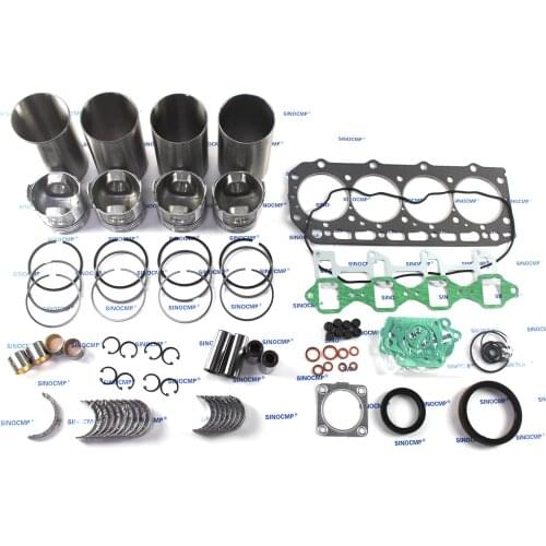 C240 Engine Rebuild Kit, Pistons, Liners, Rings, Bearing Set For Isuzu TCM KOMATSU HYSTER FORKLIFT TRUCK Repair Kits