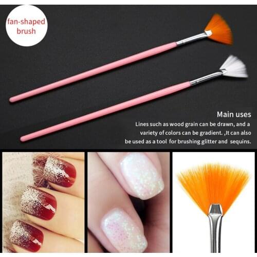 Nail Art Brush Set 15 Pcs Line Pens Diamond Paint Pens Nail Brush Drawing Painting Set Design Nail Art Manicure Accessories