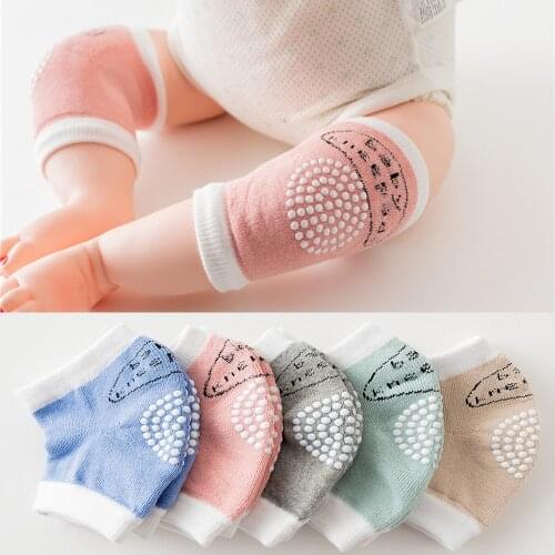 Baby Non Slip Knee Pad Kids Safety Crawling Elbow Cushion Girls Boys Leg Warmer knee Protector Large Size Infant Toddler Kneecap