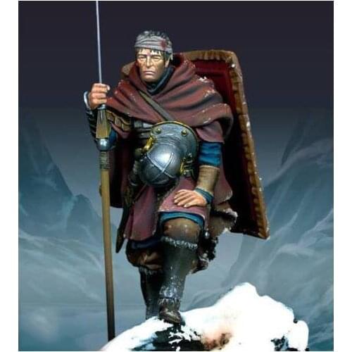 New Unassembled 1/24 75mm Roman Legionary in soldier Resin Kit DIY Toys Unpainted resin model