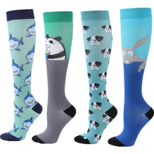 New Compression Stockings Men Women Cycling Socks for Edema Diabetes Varicose Veins Running Marathon Sports Compression Socks