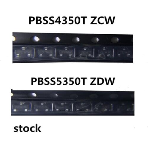 Original 10pcs/ PBSS5350T ZDW PBSS4350T ZCW SOT-23