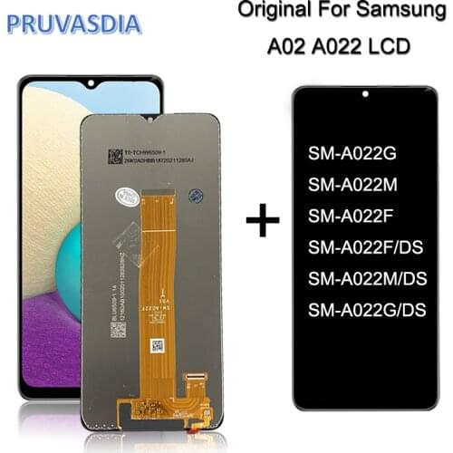 Original For Samsung Galaxy A02 SM-A022 A022M LCD Display Touch Screen Digitizer A022FN/DS A022F/DS A022G For samsung A022 LCD