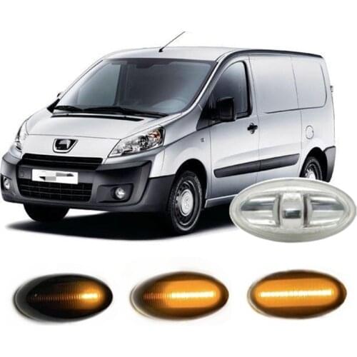 Fit for Peugeot Expert VF3 V Box Tepee 2007- 2019 Dynamic LED Indicator Side Marker Signal Light Accessories