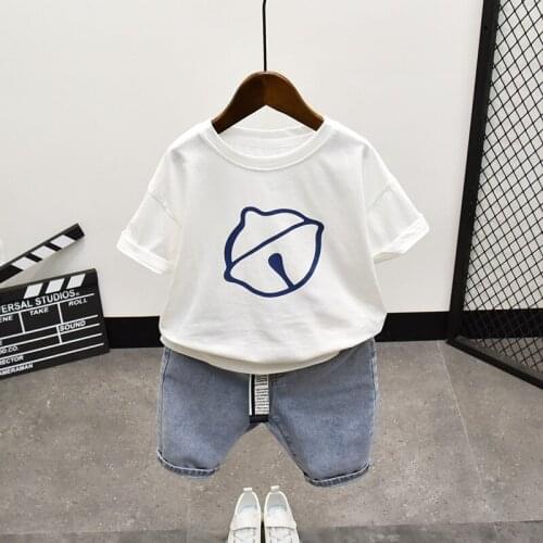 New Boys Summer Clothes Sets Children Fashion Shirts Shorts 2pcs Outfits for Baby Boy Toddler Tracksuits for 2-7Years