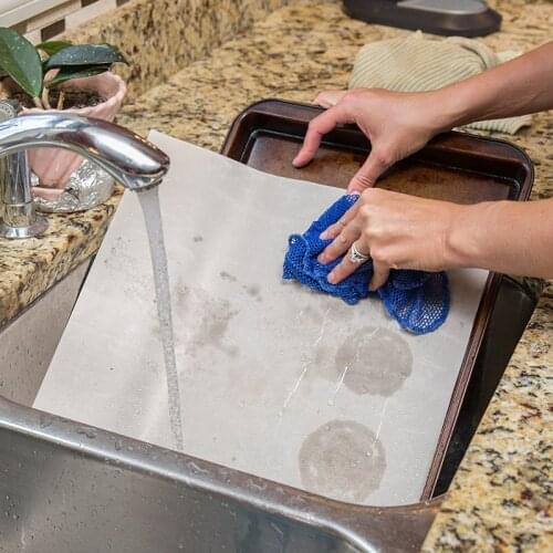 Fabric Cloth Anti-oil Linoleum High Temperature Nonstick Thick Oven Baking Mat Oil Paper Special cake Pad Sheet Cookie Reuse