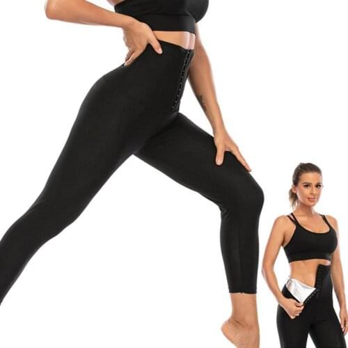 Yoga Body Shaper Pants Hot Sweat Sauna Effect Slimming Pants Fitness Short Shapewear Workout Gym Leggings Fitness Pants S-XXXL