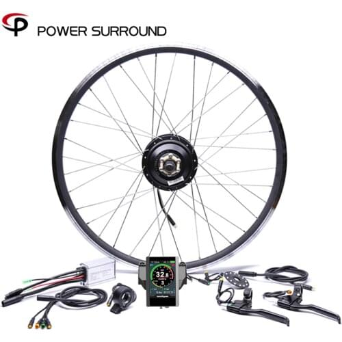 Waterproof Color display 48v500w Bafang Rear Cassette Electric Bike Conversion Kit Brushless Hub Motors 20'' 26'' 28''Wheel
