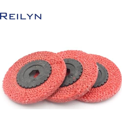 High quality polishing disc 4inch metal steel polishing disc polishing roller Angle Grinder machine