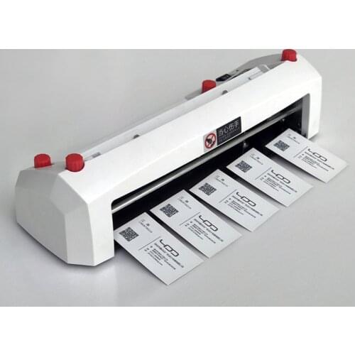 Automatic Electric Business Card Cutting Machine Micro Adjustable Multinational Standard Size 300g Business Card Cutting Machine