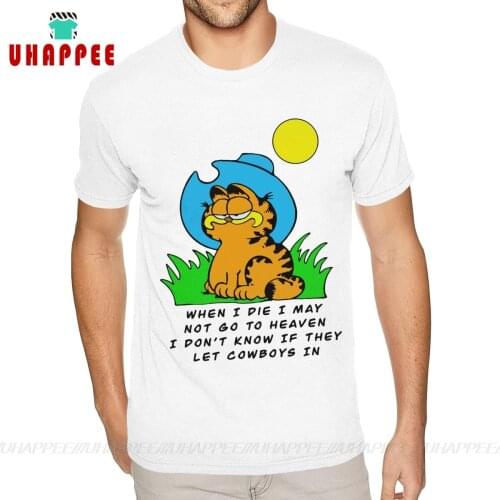 80s When I Die I May Not Go To Heaven Cowboy t shirt Custom Short Sleeve Christmass Boy 5XL White Tshirt
