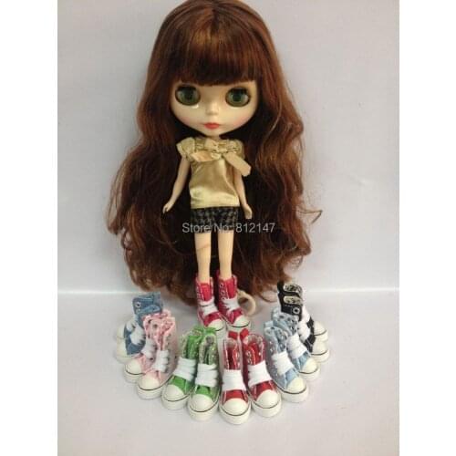 Free shipping cost doll shoes 5 pairs long 4.2cm ( suitable for blyth,Tang kou doll,Pullip dolls ,1/6 dolls etc)Random delivery