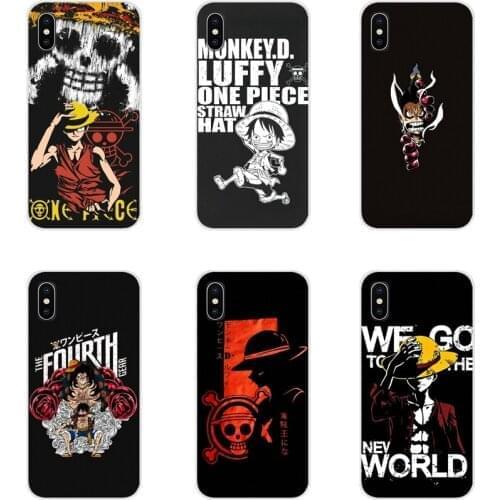 Japanese anime one piece luffy For Xiaomi Redmi Note 3 4 5 6 7 8 Pro Mi Max Mix 2 3 2S Pocophone F1 Soft Transparent Cases Cover