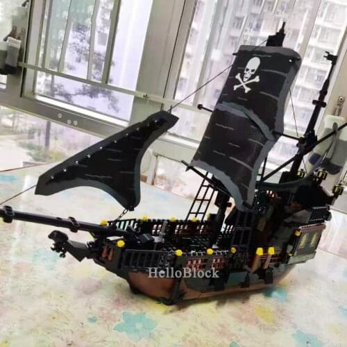 GUDI 9115 Pirate Caribbean Royal Spain RS ships boats sets 3D Models Building Blocks diamond Bricks Christmas Gift Toys For Boys