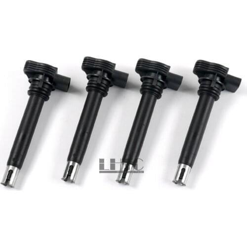 4x 0221604115 Ignition Coil Spark Plug Original Genuine For VW Audi Skoda Seat 2.0L 2.0TSI Turbo 2.5L