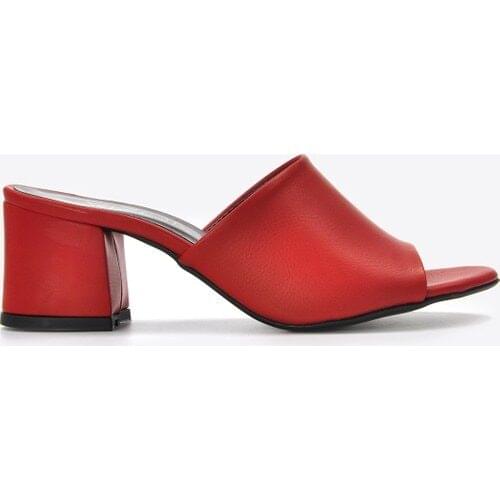 Mink Women 'S Red-Skin Slippers VZN20-087Y