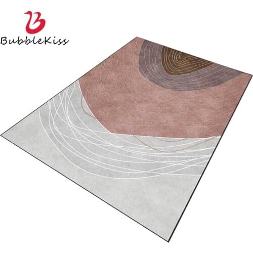 Bubble Kiss Carpets For Living Room Curve Texture Decor Rug Nordic Abstract Art Rug Home Slip Mat Modern Bedroom Floor Mat Rug