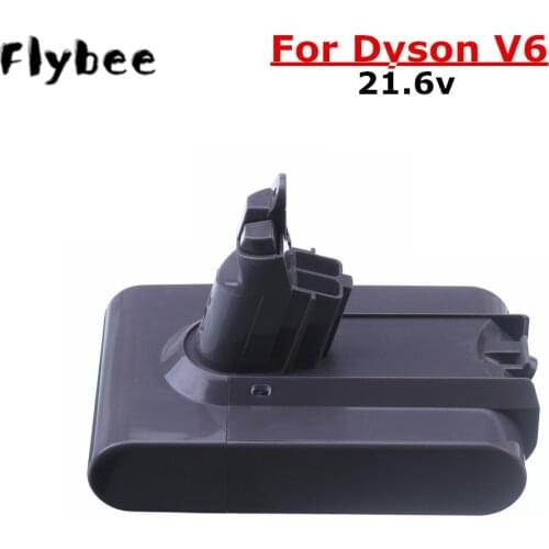 V6 6000mAh 21.6V 4.0Ah Li-ion Battery for Dyson V6 DC58 DC59 DC61 DC62 DC74 SV09 SV07 SV03 965874-02 Vacuum Cleaner Battery
