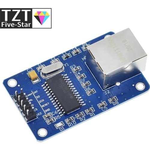 Mini ENC28J60 Ethernet LAN Network Module For Arduino 51 AVR SPI PIC STM32 LPC Ethernet MCU Development Board Supporting Modules