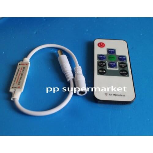 5-24V 11Keys Mini RF Controller For LED Strip 5050/2835 Single Color Remote Lighting