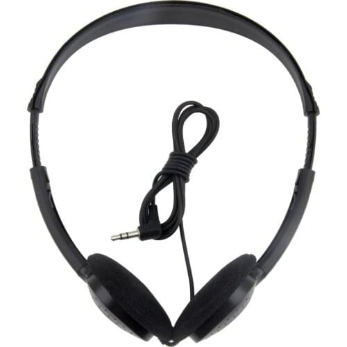 3.5mm Low Cost Disposable Economical Headsets Stereo Headphones Headphone for Hospital Fitness Center Wholesales 500pcs/lot