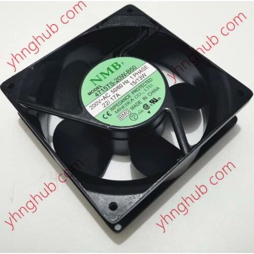 NMB-MAT 4715TS-20W-B50 BM0 AC 200V 17W 120x120x38mm 2-pin Server Cooling Fan