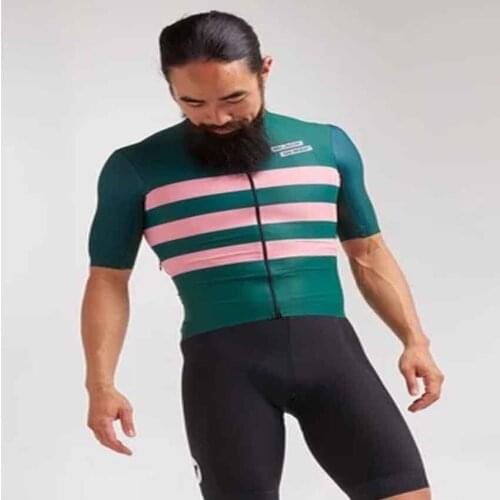 2021 new fashion cycling jersey mens cycling jersey, breathable and quick-drying mesh sweatshirt suit
