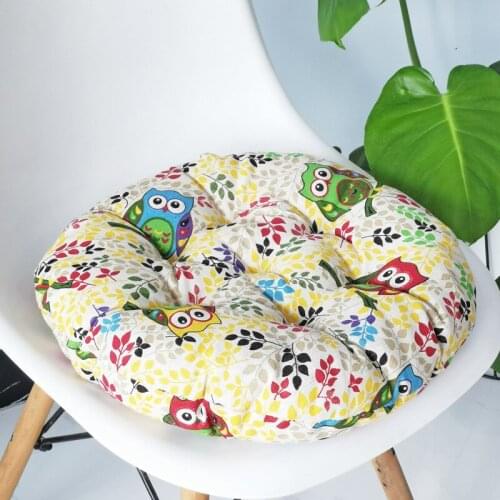 Office Computer Chair Cushion Round Fart Mat Sofa Pad China Traditional Seat Cushion Cartoon Mat For Student
