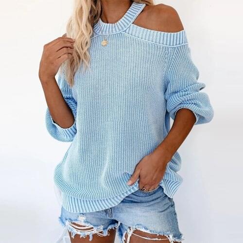Женские пуловеры с открытыми плечами Plegie China At AliExpress